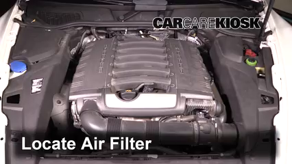 2013 Porsche Cayenne 3.6L V6 Air Filter (Engine) Replace